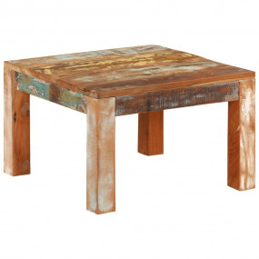 Coffee Table Multicolor Solid reclaimed wood Small Dura...
