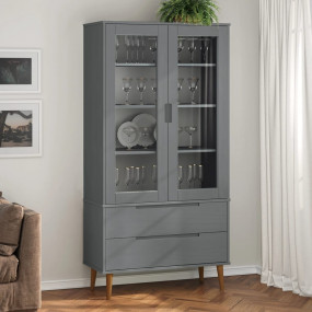 Display Cabinet Grey