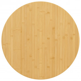 Table Top Natural Bamboo Bamboo Diameter 23.6 in Durabl...