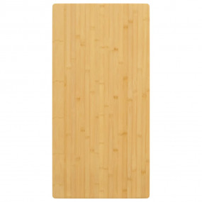 Table Top Natural Bamboo Bamboo 19.7x39.4 in