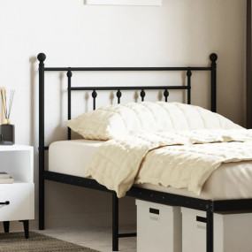 Headboard Black Steel Single bed size Tough Headboard