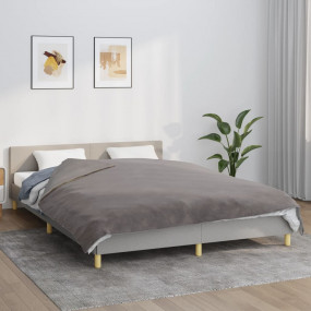 Weighted Blanket With Cover Grey Cotton Large