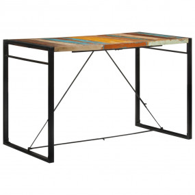 Bar Table Multicolor Reclaimed wood Medium Industrial B...