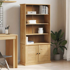 Bookcase Honey Solid pine wood, Engineered wood, Metal