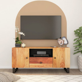 TV Cabinet Natural wood with black