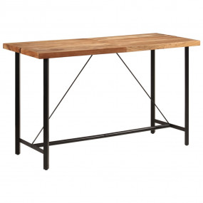 Bar Table Natural wood Solid Acacia wood Large Durable