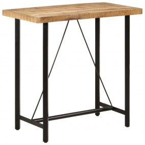 Bar Table Natural wood Solid mango wood and iron