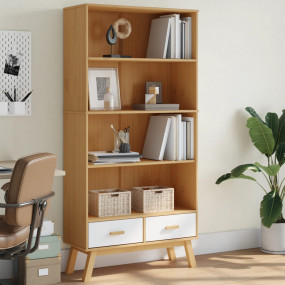 Bookcase White and brown