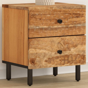 Bedside Cabinet Natural wood Solid Acacia Wood