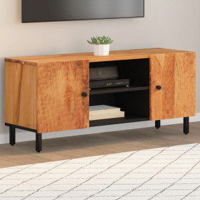 TV Cabinet Natural Acacia Solid Acacia Wood, Engineered...