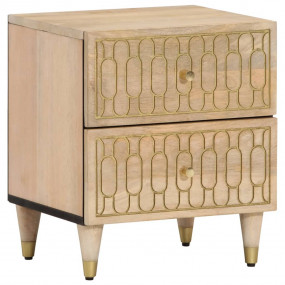 Bedside Cabinet Bleached natural wood