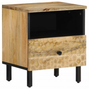 Bedside Cabinet Natural Mango Wood