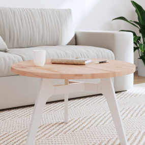Table Top Beech Solid beech wood 27.6 in x 1.0 in Durab...