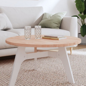 Table Top Natural Beech Solid Beech Wood Medium Table T...