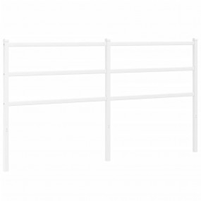 Headboard White Steel Tall Double Durable Headboard