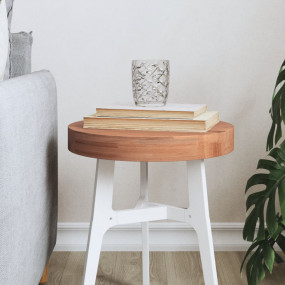 Table Top Beech Solid Beech Wood Small Table Top Round