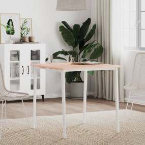 Table Top Durable Wooden Dining Table Square Minimalist
