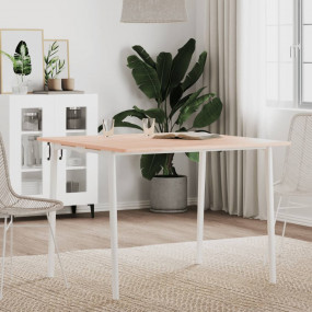 Table Top Natural Beech Solid Beech wood 35.4 x 35.4 in...