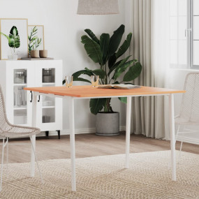 Table Top Natural wood Solid beech wood 35.4x35.4 in