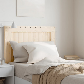 Headboard Natural wood Solid pine wood Twin Bed Headboa...