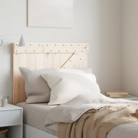 Headboard Natural Wood Solid Pine Wood Twin Hardwood He...