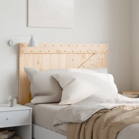 Headboard Natural Solid pine wood Single Durable Headbo...