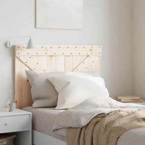 Headboard Natural Pine Solid Pine Wood 40.9 in Height