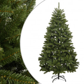 Large Green Artificial Hinged Christmas Tree PVC Large ...