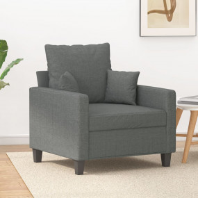 Sofa Chair Dark grey Fabric Single Durable Armchair