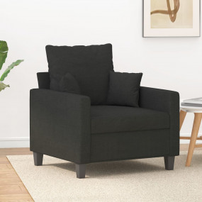 Sofa Chair Black Polyester, Metal, Textilene Single Sof...
