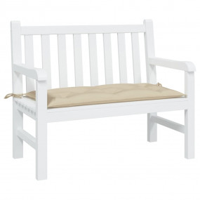 Garden Bench Cushion Beige Oxford fabric (100% polyeste...