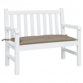 Garden Bench Cushion Taupe Oxford fabric (100% polyeste...