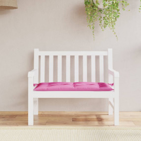Garden Bench Cushion Pink Oxford fabric 39.4 x 19.7 x 2...