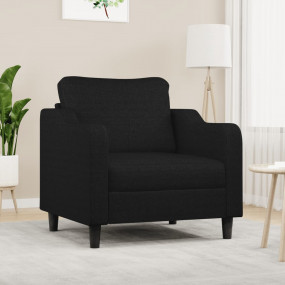 Sofa Chair Black Fabric (100% polyester), metal, foam S...