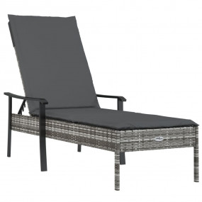Sun Lounger Grey