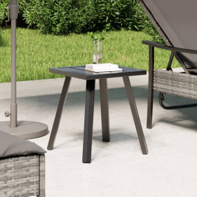 Garden Table Anthracite Steel Small Durable Garden Tabl...