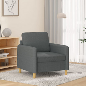 Sofa Chair Dark grey 100% Polyester, Metal, Textilene