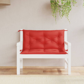 Garden Bench Cushion Set of 2 Red Oxford fabric Standar...