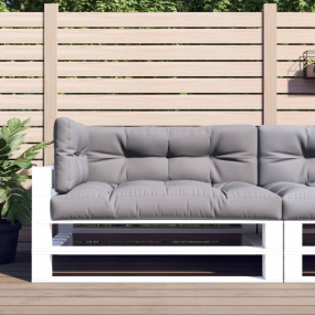Pallet Cushion Grey Polyester 47.2 x 31.5 in
