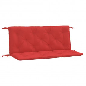 Garden Bench Cushion Set of 2 Red Oxford fabric (100% p...