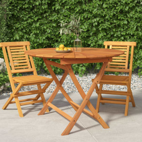 Garden Table Solid teak wood Large Foldable Garden Tabl...