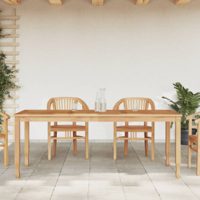Dining Table Teak Wood Color Solid Teak Wood Large Dura...