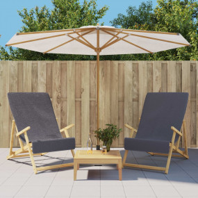 Beach Towel Set of 2 Anthracite 84% cotton, 16% polyest...