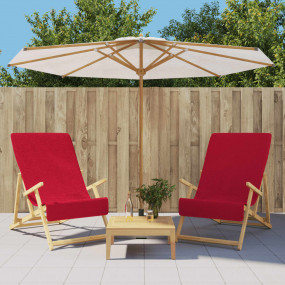 Beach Towel Set of 2 Burgundy 84% cotton, 16% polyester