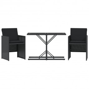 Bistro Set Black