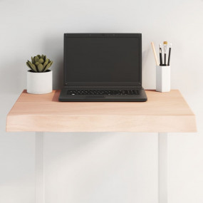 Table Top Medium brown Solid oak wood 23.6x15.7x2.4 in ...