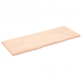 Wall Shelf Medium Brown Solid oak wood (untreated)
