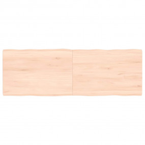 Table Top Medium brown Solid oak wood 47.2 x 15.7 in Fo...