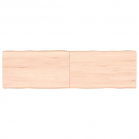 Table Top Medium brown Solid oak wood 55.1 x 15.7 x 0.8...