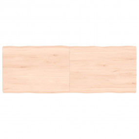 Table Top Medium brown Solid oak wood (untreated) Stand...